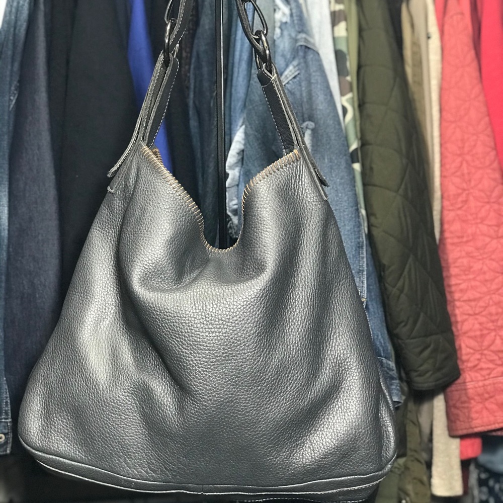 CARLA MANCINI Leather Hobo